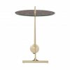 Oria Warm Metallic Side Table - Image 2