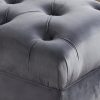 Nikki Button Bench Grey - Image 3