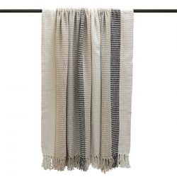 Tulsa Grey/Natural Throw