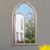 Somerley Chapel Arch Large Garden Mirror 150x81cm - Image 5