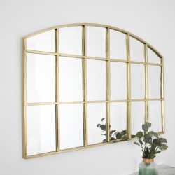 Gold Horizontal Arch Mirror