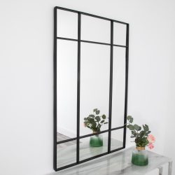 Black Pane Mirror