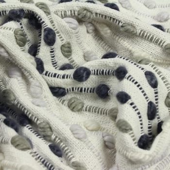 Dhadit Stripe Grey Throw - Image 3