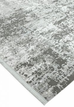 Olympia Silver/Grey Abstract Rug (OL07)