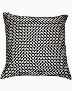 Oslo Black Cushion 43cm