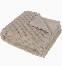 Paul Moneypenny Koochikoo Taupe Throw