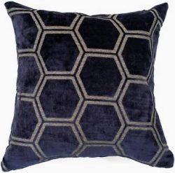 Ivor Navy Cushion 43cm