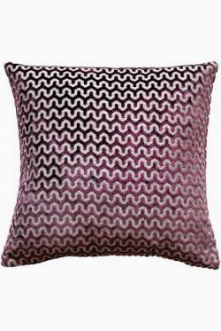 Oslo Aubergine Cushion 43cm