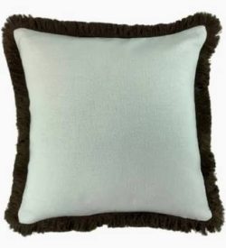 Hugo Natural/Brown Fringe Cushion 56cm